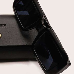 Men Square Frame Fashion Glasses